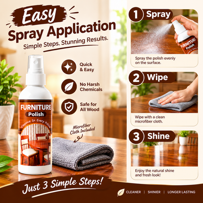 ALL IN ONE WOOD POLISH AND SHINER [PACK OF 2]