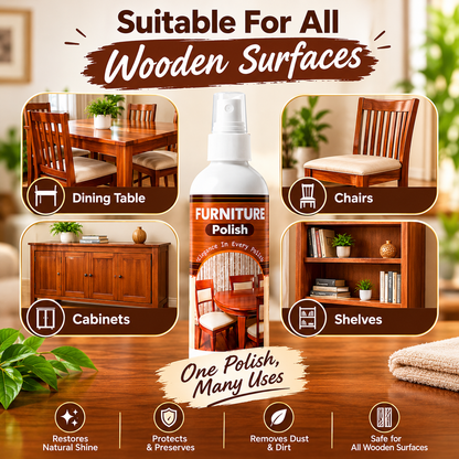 ALL IN ONE WOOD POLISH AND SHINER [PACK OF 2]